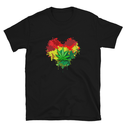 RASTAFARI HEART T-Shirt