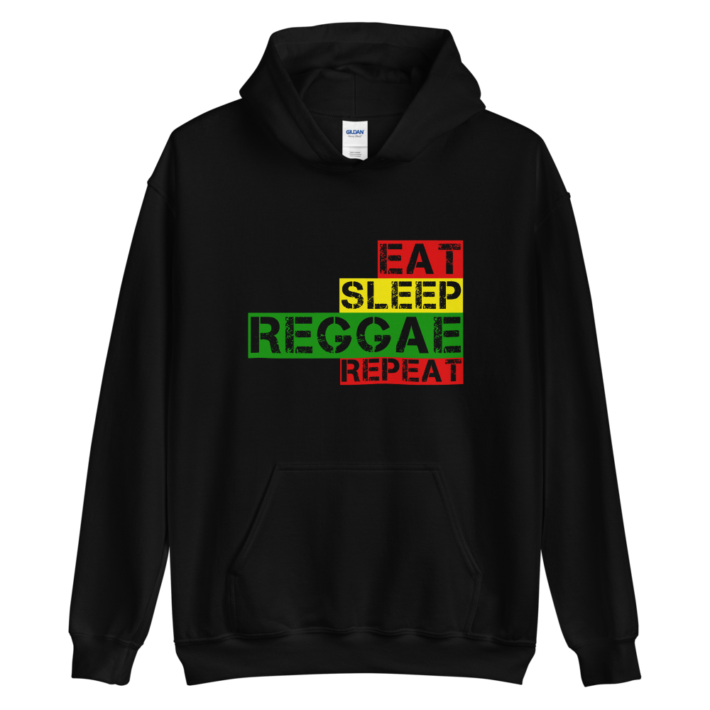 EAT SLEEP REGGAE REPEAT Hoodie