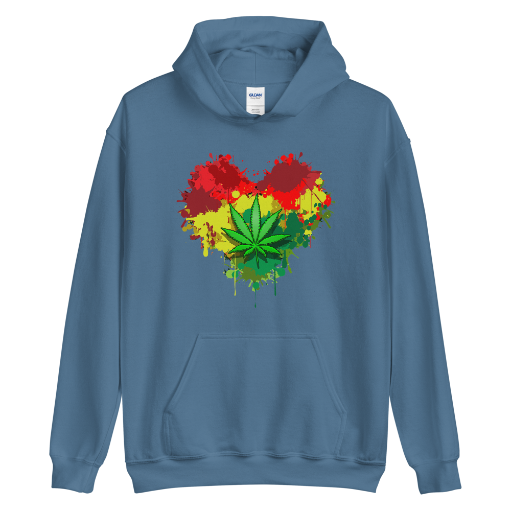 RASTAFARI HEART Hoodie