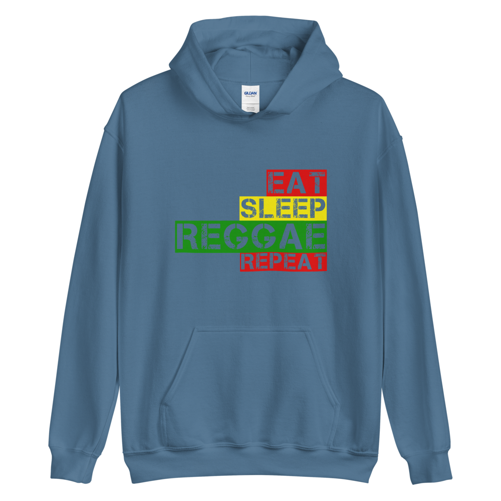 EAT SLEEP REGGAE REPEAT Hoodie