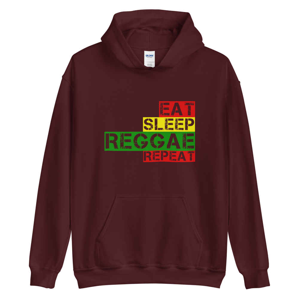 EAT SLEEP REGGAE REPEAT Hoodie