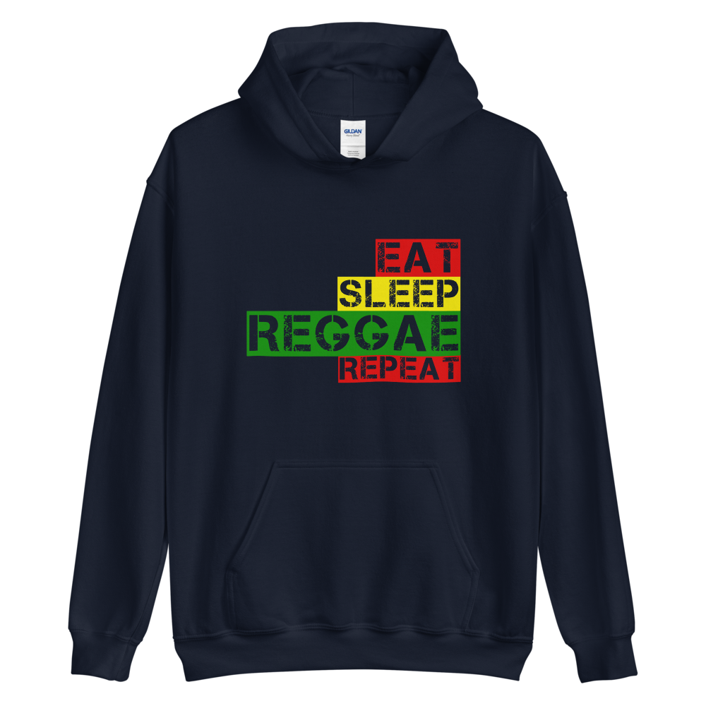 EAT SLEEP REGGAE REPEAT Hoodie