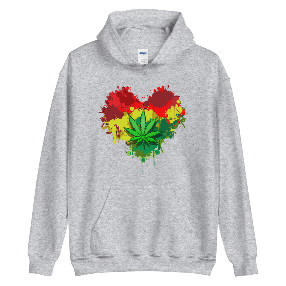 RASTAFARI HEART Hoodie