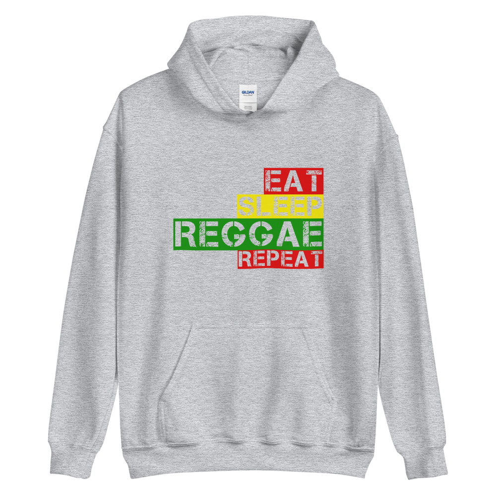 EAT SLEEP REGGAE REPEAT Hoodie